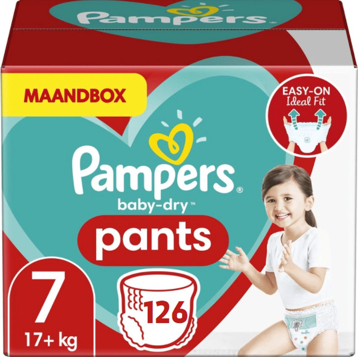 Pampers® Pampers Baby Dry Pants Maat 7 - 126 Luierbroekjes 1 Pampers® Pampers Baby Dry Pants Maat 7 - 126 Luierbroekjes
