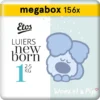 Etos Woezel & Pip Luiers - Maat 1 - 2 Tot 5kg - 156 Stuks (3 X 52 Stuks)