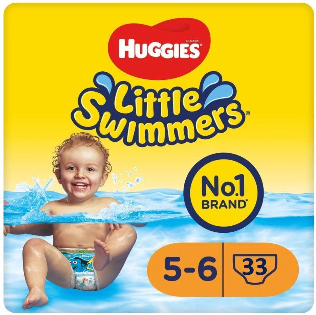 Huggies Little Swimmers - Zwemluiers - Maat 5/6 - (12 Tot 18 Kg) - Voordeelverpakking - 33 Stuks 1 Huggies Little Swimmers - Zwemluiers - Maat 5/6 - (12 Tot 18 Kg) - Voordeelverpakking - 33 Stuks