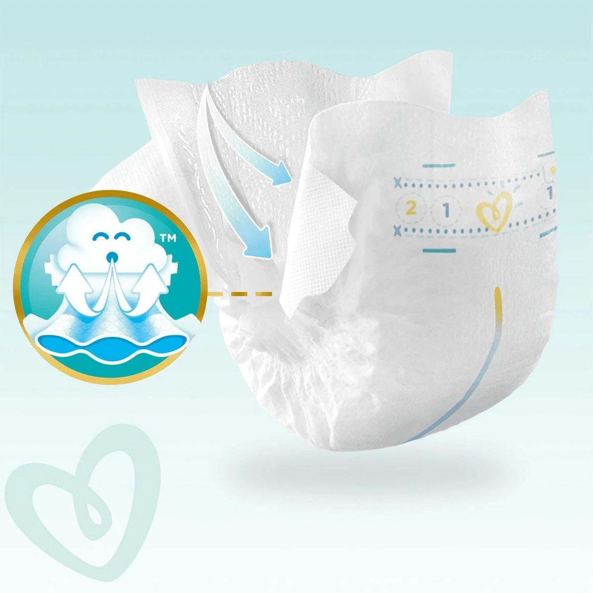 Pampers® Pampers Premium Protection - Maat 1 (New Born) 2-5 Kg - 88 Stuks - Luiers 7 Pampers® Pampers Premium Protection - Maat 1 (New Born) 2-5 Kg - 88 Stuks - Luiers - Afbeelding 7