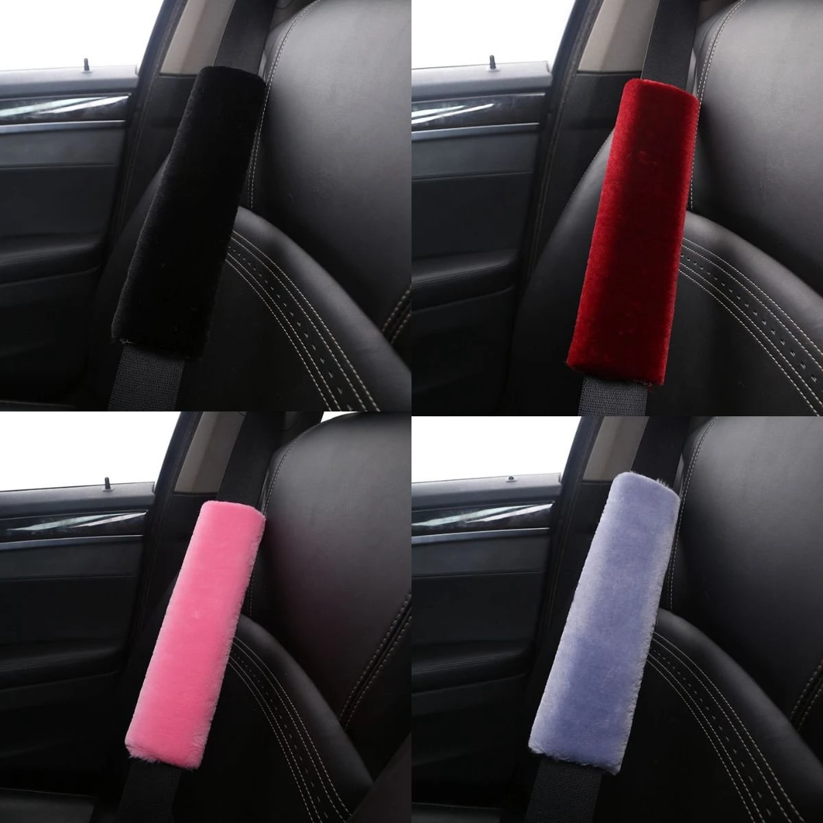 Hazlö Luxe Gordelhoezen - Extra Zacht - Schouderhoezen - Gordelkussen - Auto Gordel Beschermer - Gordel Beschermer - Gordelhoes - 2 Stuks - Rood 3 Hazlö Luxe Gordelhoezen - Extra Zacht - Schouderhoezen - Gordelkussen - Auto Gordel Beschermer - Gordel Beschermer - Gordelhoes - 2 Stuks - Rood - Afbeelding 3