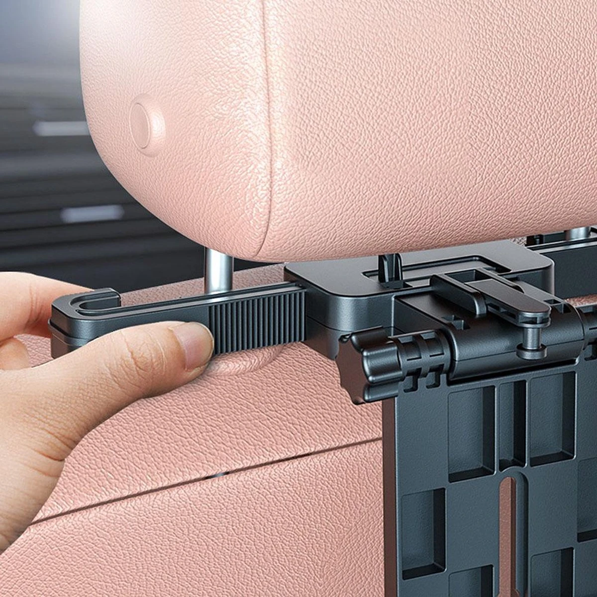 Multifunctionele Auto Tafel Voor Laptop Achterbank Snacks Fast Food Eetbak Drinken Computer Stoel Eettafel Beker Hoofdsteun Houder Klaptafel Stand Voor Telefoon & Tablet IPad 3 Multifunctionele Auto Tafel Voor Laptop Achterbank Snacks Fast Food Eetbak Drinken Computer Stoel Eettafel Beker Hoofdsteun Houder Klaptafel Stand Voor Telefoon & Tablet IPad - Afbeelding 3