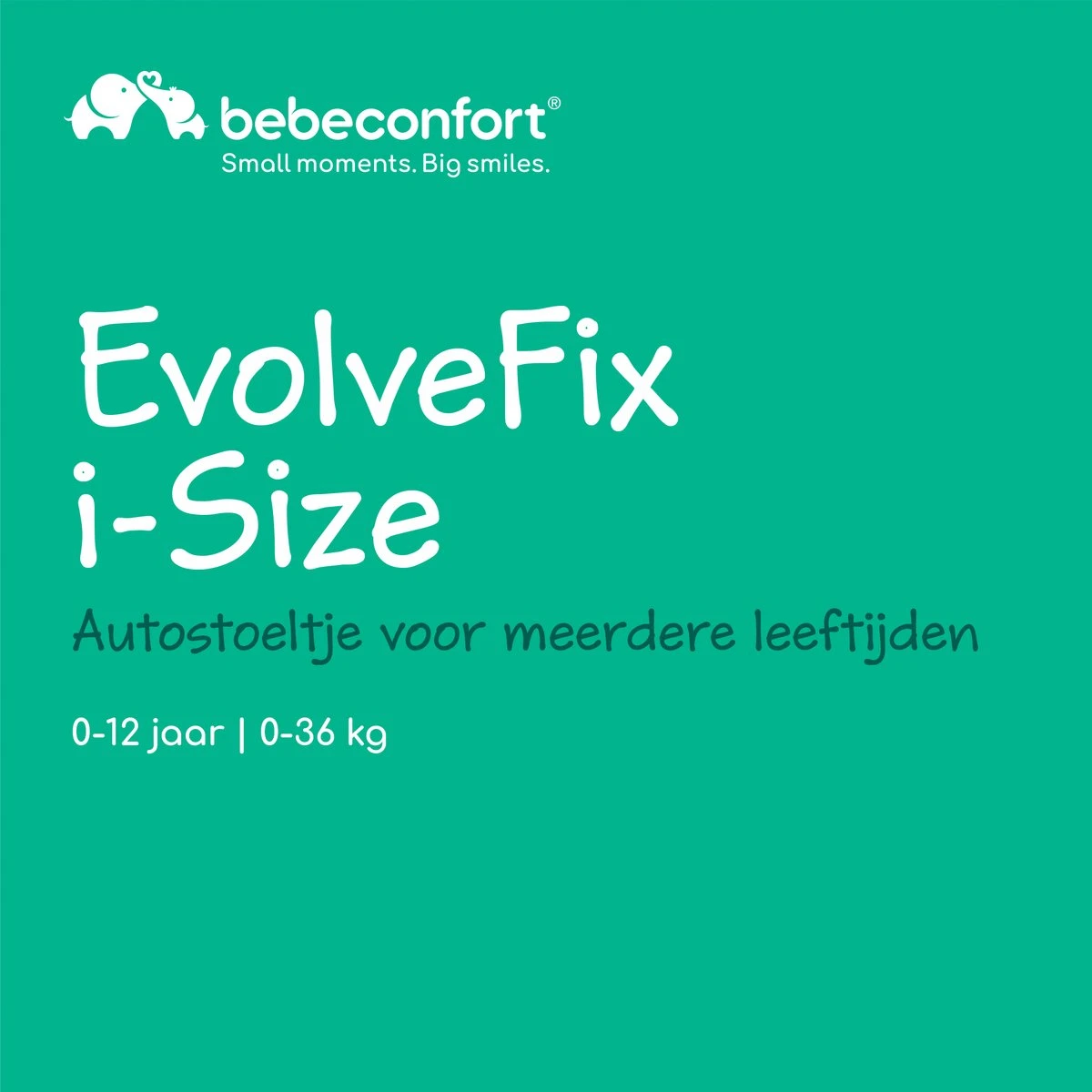 Bebeconfort EvolveFix I-Size - Autostoeltje - Black Mist - Vanaf De Geboorte Tot Ca. 12 Jaar 2 Bebeconfort EvolveFix I-Size - Autostoeltje - Black Mist - Vanaf De Geboorte Tot Ca. 12 Jaar - Afbeelding 2