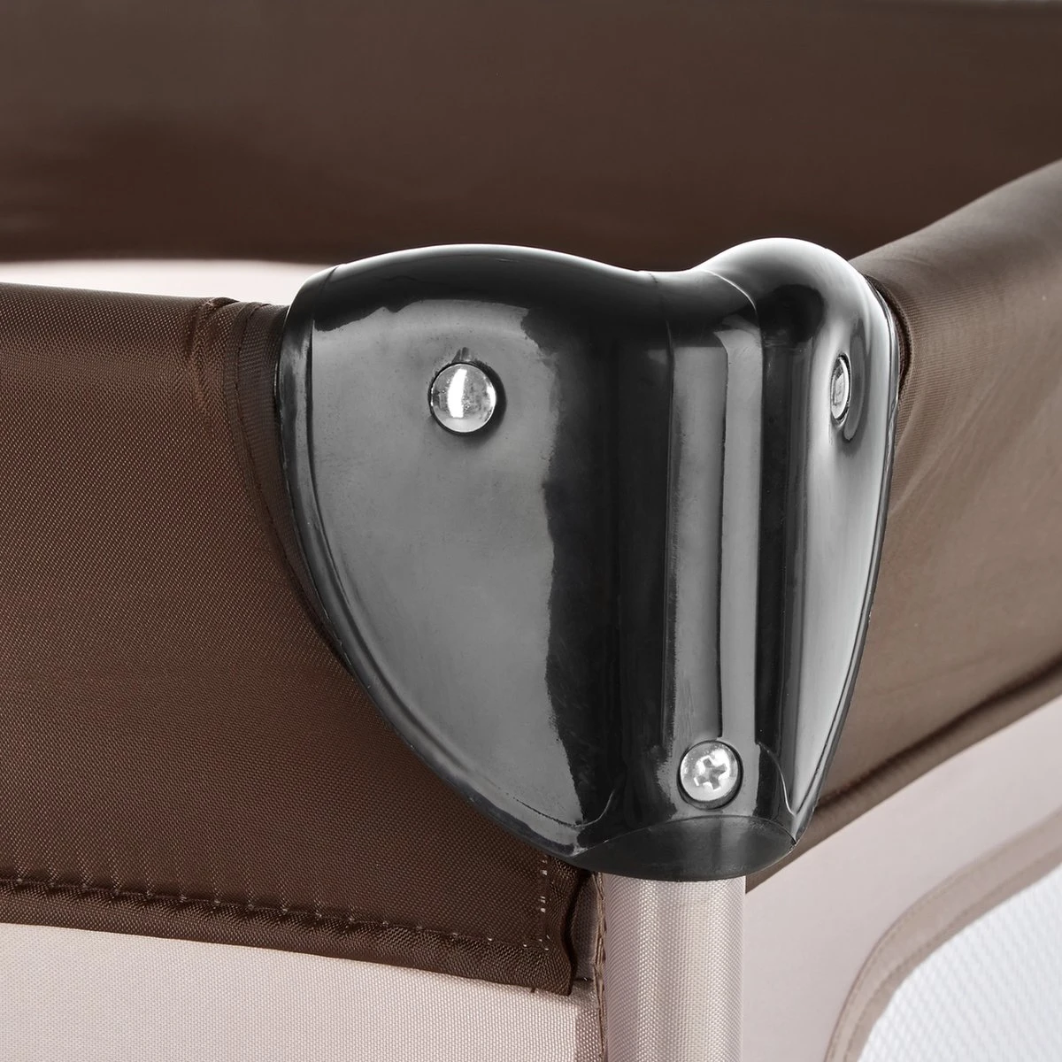 Tectake - Reisbedje Babybed Campingbed Dodo - 132x75x104cm Incl. Aankleedkussen En Draagtas - Bruin - 402203 9 Tectake - Reisbedje Babybed Campingbed Dodo - 132x75x104cm Incl. Aankleedkussen En Draagtas - Bruin - 402203 - Afbeelding 9