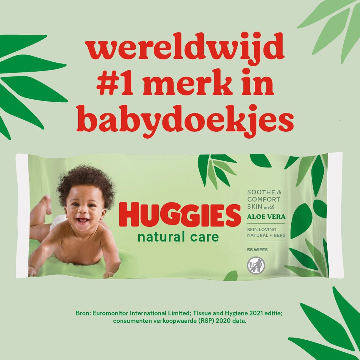 Huggies Billendoekjes - Natural Care - 10 X 56 Stuks - 560 Doekjes - Voordeelverpakking 8 Huggies Billendoekjes - Natural Care - 10 X 56 Stuks - 560 Doekjes - Voordeelverpakking - Afbeelding 8