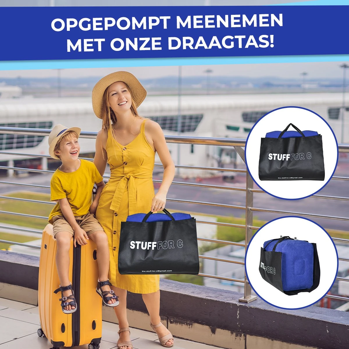 Merkloos Voetensteun - Vliegtuigbedje - Premium Quality XL - Reisbedje - Met Speciale Draagtas - Vliegtuig Kussen - Voetenbankje Of Poef - Met Slaapmasker & Pomp - Grijs 5 Merkloos Voetensteun - Vliegtuigbedje - Premium Quality XL - Reisbedje - Met Speciale Draagtas - Vliegtuig Kussen - Voetenbankje Of Poef - Met Slaapmasker & Pomp - Grijs - Afbeelding 5