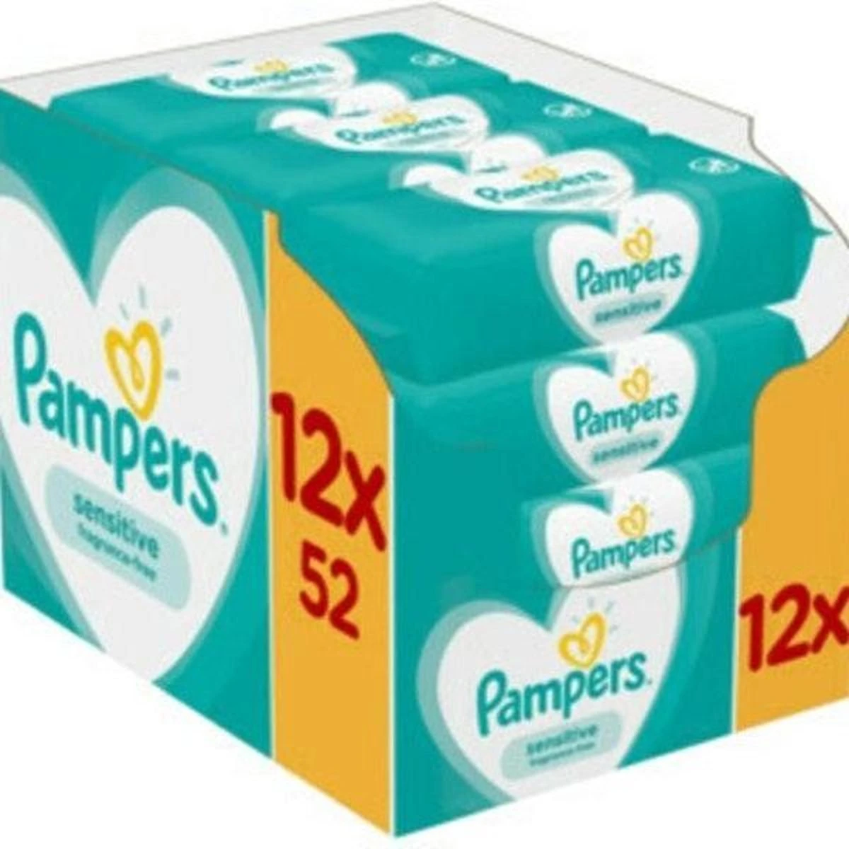Pampers® Pampers Billendoekjes Sensitive Navulpak - 12 X 52 Doekjes 5 Pampers® Pampers Billendoekjes Sensitive Navulpak - 12 X 52 Doekjes - Afbeelding 5
