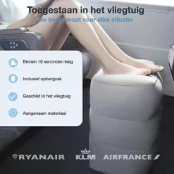 Vliegtuigbedje - Reiskussen - Voetensteun - Multifunctioneel Opblaasbaar Kussen Voor In Het Vliegtuig - Auto - Trein -Babyproducten Winkel 1200x1200 1361