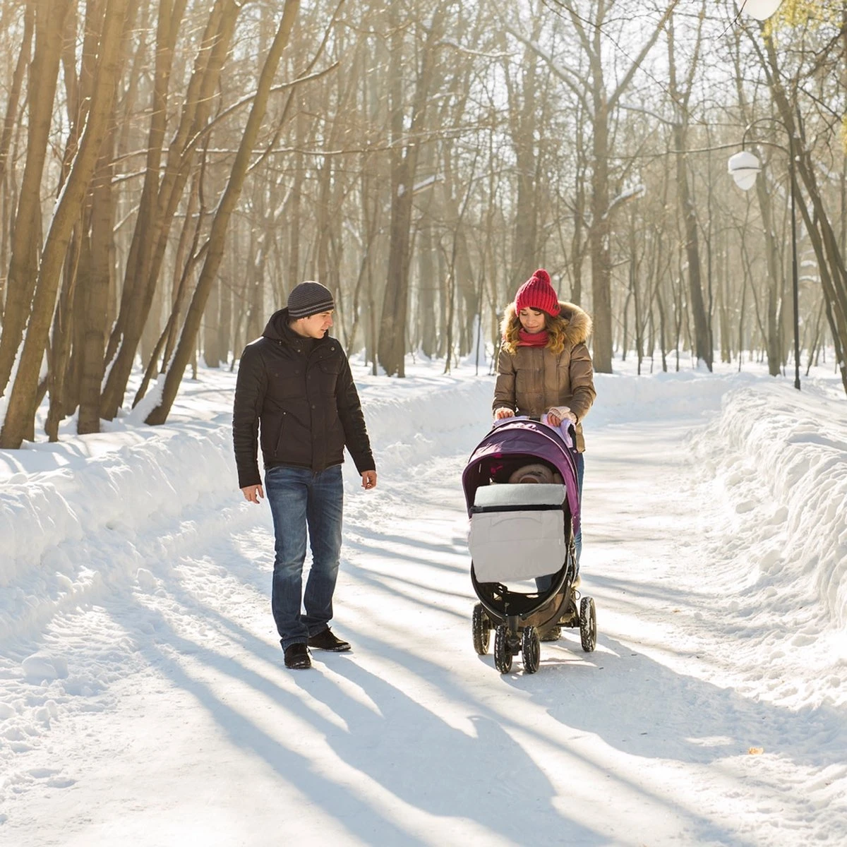 Monzana Kinderwagen Voetenzak Beige | Teddy | Maxi-Cosi | Met Opbergtas 8 Monzana Kinderwagen Voetenzak Beige | Teddy | Maxi-Cosi | Met Opbergtas - Afbeelding 8