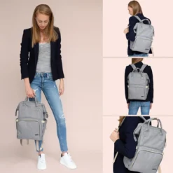 LifeGoods Luiertas Rugzak - Incl. Buggy En Kinderwagen Haken - Complete Set - 23.8 L - Grijs 13 LifeGoods Luiertas Rugzak - Incl. Buggy En Kinderwagen Haken - Complete Set - 23.8 L - Grijs -Babyproducten Winkel 1200x1200 1476