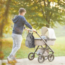 LifeGoods Luiertas Rugzak - Incl. Buggy En Kinderwagen Haken - Complete Set - 23.8 L - Grijs 14 LifeGoods Luiertas Rugzak - Incl. Buggy En Kinderwagen Haken - Complete Set - 23.8 L - Grijs -Babyproducten Winkel 1200x1200 1477