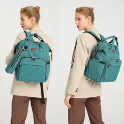 Miss Lulu Luiertas Rugzak - Inclusief Buggy En Kinderwagen Haken - Groen (E6705 GN) -Babyproducten Winkel 1200x1200 1487