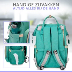 Luiertas Rugzak - Gratis Flessenwarmer En Gratis Kinderwagen Haken - Eindeloos Opbergruimte - Ruime Luiertas - Draaggemak - Mint-groen 7 Luiertas Rugzak - Gratis Flessenwarmer En Gratis Kinderwagen Haken - Eindeloos Opbergruimte - Ruime Luiertas - Draaggemak - Mint-groen -Babyproducten Winkel 1200x1200 1491