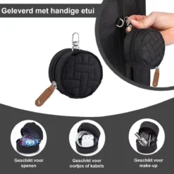 Luiertas Rugzak - Incl. Buggy / Kinderwagen Haken En Verschoningsmat - Complete Set - Zwart Van Zedar -Babyproducten Winkel 1200x1200 1495