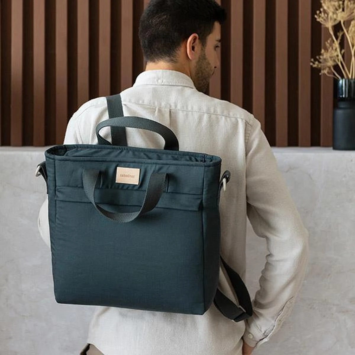 Nobodinoz Baby On The Go Luiertas Rugzak Carbon Blue 1 Nobodinoz Baby On The Go Luiertas Rugzak Carbon Blue