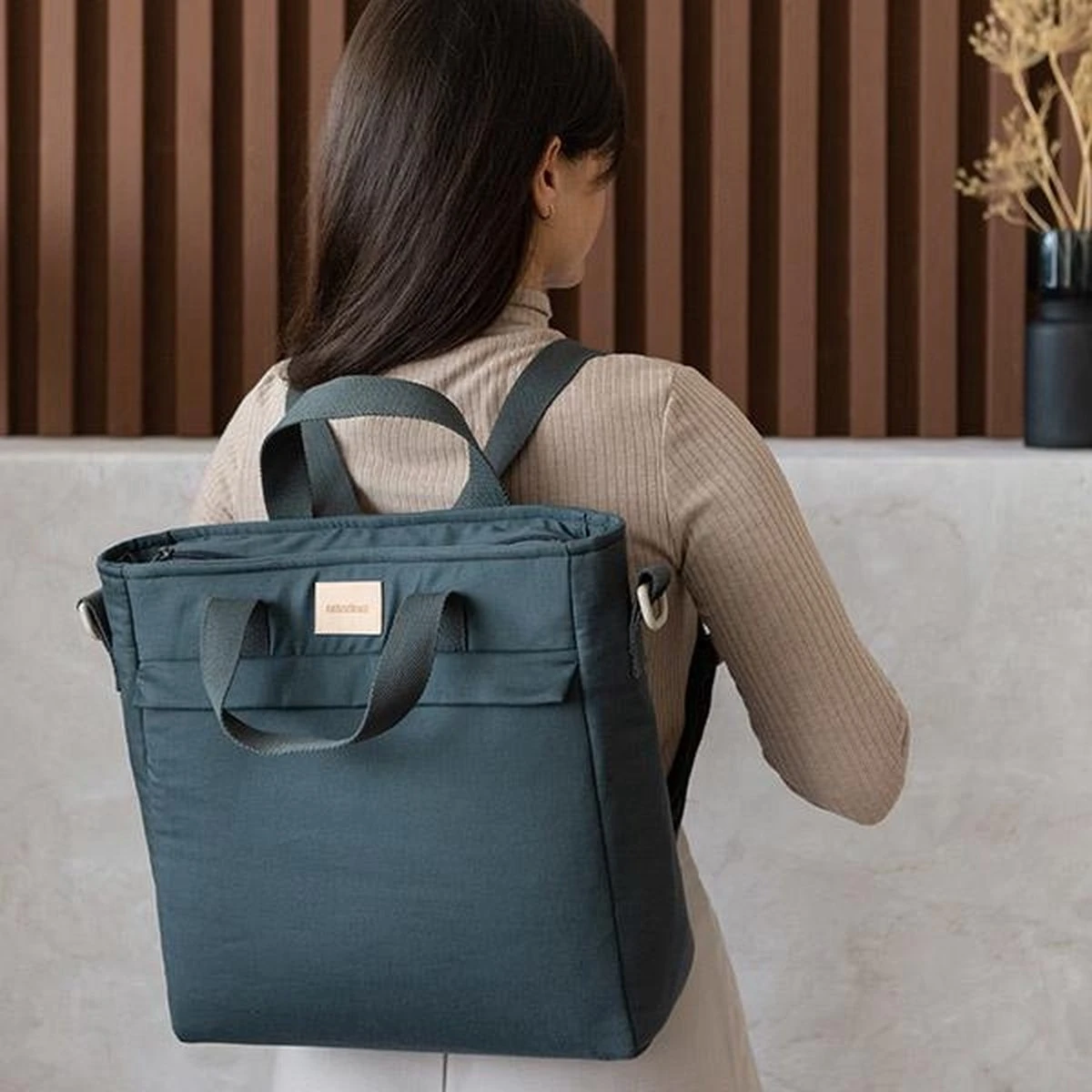 Nobodinoz Baby On The Go Luiertas Rugzak Carbon Blue 2 Nobodinoz Baby On The Go Luiertas Rugzak Carbon Blue - Afbeelding 2