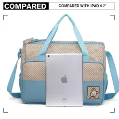 Miss Lulu Luiertas - 5-delige Verzorgingstas Set - Lichtblauw (9026 BE) -Babyproducten Winkel 1200x1200 1520