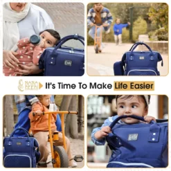 NanaBeebi Luiertas Rugzak Met Verschoonmatje - Blauw - Inclusief Flessenwarmhouder - Kinderwagenhaken En Isoleervak 13 NanaBeebi Luiertas Rugzak Met Verschoonmatje - Blauw - Inclusief Flessenwarmhouder - Kinderwagenhaken En Isoleervak -Babyproducten Winkel 1200x1200 1524