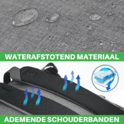 Brisby Slijtvaste Luiertas – Verzorgingstas – Met Buggymontage -Donkergrijs -Babyproducten Winkel 1200x1200 1533