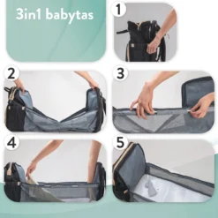 Luiertas Rugzak - Monx Luiertas Verzorgingstas Met Uitklapbaar Babybedje - Overzichtelijke Luierrugzak Extra Buggy En Kinderwagen Haken Inclusief Geïsoleerde Flessenhouder - Zwart 28 Luiertas Rugzak - Monx Luiertas Verzorgingstas Met Uitklapbaar Babybedje - Overzichtelijke Luierrugzak Extra Buggy En Kinderwagen Haken Inclusief Geïsoleerde Flessenhouder - Zwart -Babyproducten Winkel 1200x1200 1548