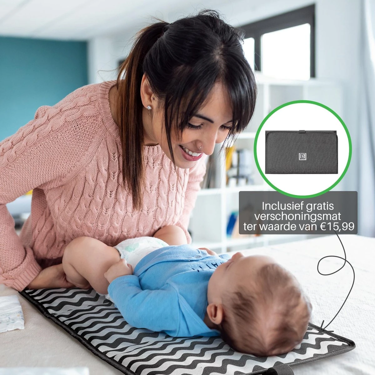 Brisby Slijtvaste Luiertas – Verzorgingstas – Met Buggymontage - Zwart 9 Brisby Slijtvaste Luiertas – Verzorgingstas – Met Buggymontage - Zwart - Afbeelding 9