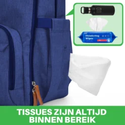 Brisby Slijtvaste Luiertas – Verzorgingstas – Met Buggymontage - Blauw -Babyproducten Winkel 1200x1200 1608