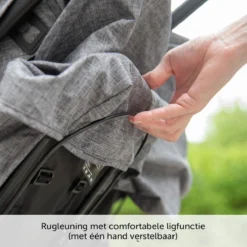 ABC Design Duo Kinderwagen Twin Circle Line - Inclusief Regenhoes - Woven Graphite -Babyproducten Winkel 1200x1200 1650