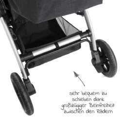 Hauck UpTown Buggy - Met één Hand Opvouwbaar - Zwart -Babyproducten Winkel 1200x1200 1731