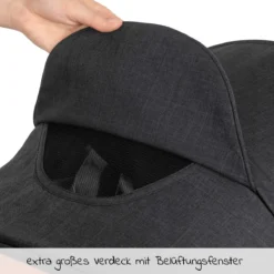 Hauck UpTown Buggy - Met één Hand Opvouwbaar - Zwart -Babyproducten Winkel 1200x1200 1732