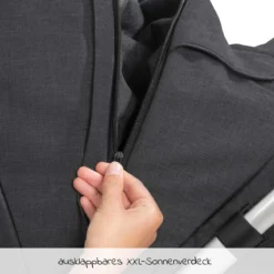 Hauck UpTown Buggy - Met één Hand Opvouwbaar - Zwart -Babyproducten Winkel 1200x1200 1734