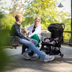 Hamilton By Yoop X1 Plus Kinderwagen - Buggy Met Monteerbare Wieg - Premium Stroller Met One Hand Folding Technologie - Nieuw, Hoger, Uitgebreider 2023 Model - Zwart - Licht, Verstelbaar, Wendbaar En Geschikt Van 0 Maanden Tot 4 Jaar -Babyproducten Winkel 1200x1200 1861