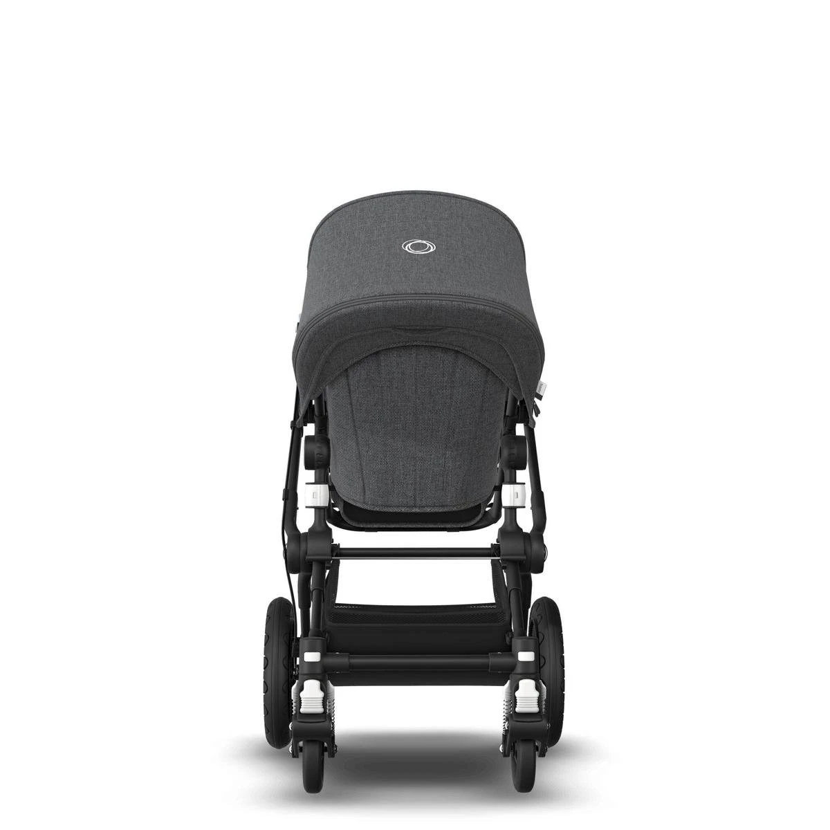 Bugaboo Cameleon 3 Plus Kinderwagen Met Stoel En Wieg - Zwart / Gemȇleerd Grijs 2 Bugaboo Cameleon 3 Plus Kinderwagen Met Stoel En Wieg - Zwart / Gemȇleerd Grijs - Afbeelding 2