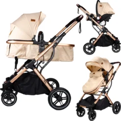 Ding Juna Kinderwagen 3 In 1 - Beige/Rose - Combi Kinderwagen Incl. Autostoel 28 Ding Juna Kinderwagen 3 In 1 - Beige/Rose - Combi Kinderwagen Incl. Autostoel -Babyproducten Winkel 1200x1200 1871