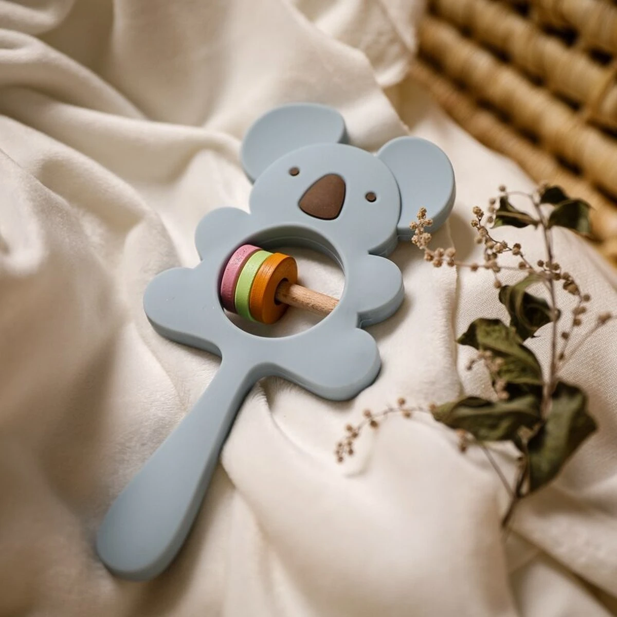 Merkloos Bijtring - Rammelaar - Babys - Speelgoed - Babyspeelgoed - Kraamcadeau - Siliconen - BPA Vrij - Blauw 5 Merkloos Bijtring - Rammelaar - Babys - Speelgoed - Babyspeelgoed - Kraamcadeau - Siliconen - BPA Vrij - Blauw - Afbeelding 5