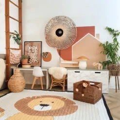 Love By Lily - Groot Speelkleed - Mr. Chairman Lion - 200x150cm -Babyproducten Winkel 1200x1200 2040