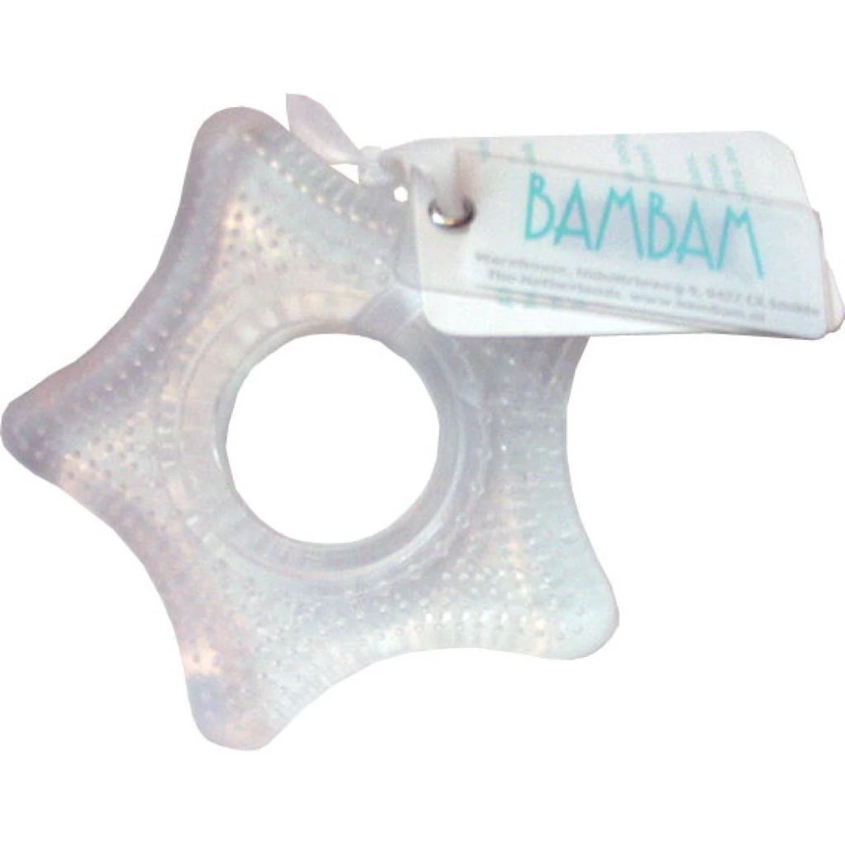 BamBam Bijtring Ster - BPA Vrij - Baby Cadeau 2 BamBam Bijtring Ster - BPA Vrij - Baby Cadeau - Afbeelding 2