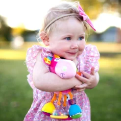 Playgro Clip Clop Rammelaar - Roze - Activiteitenspeeltje - Kraamkado -Babyproducten Winkel 1200x1200 2138