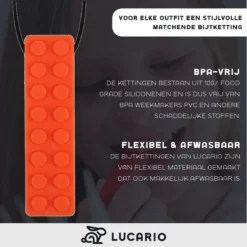 Bijtketting - Kauwketting | Bouwblokje Patroon Oranje 14 Bijtketting - Kauwketting | Bouwblokje Patroon Oranje -Babyproducten Winkel 1200x1200 2153