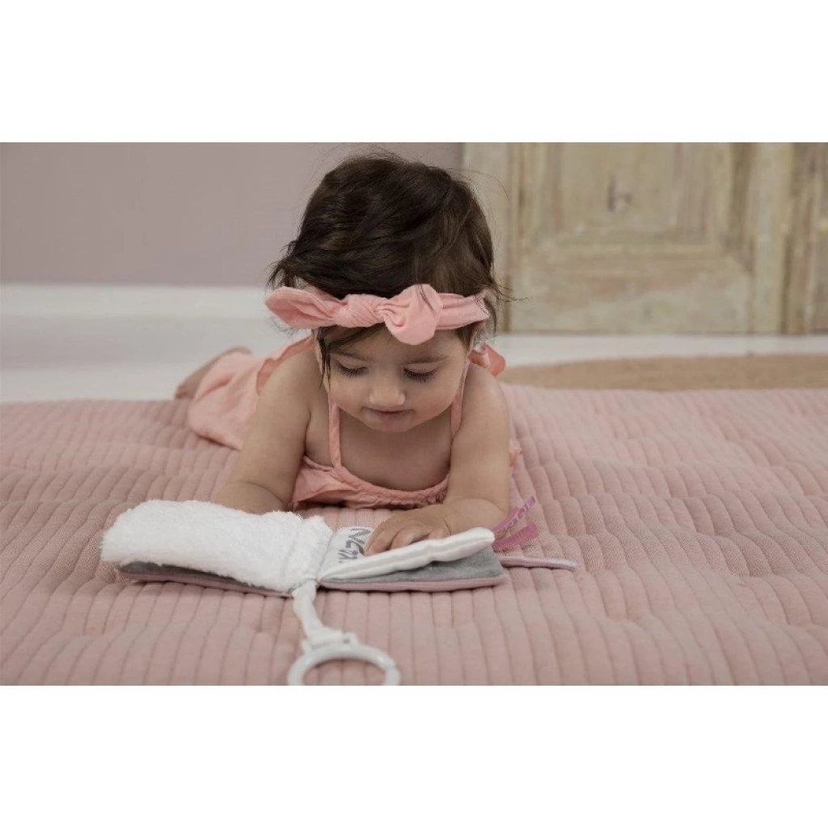 Buggyboekje Nijntje Pink Baby Rib 4 Buggyboekje Nijntje Pink Baby Rib - Afbeelding 4