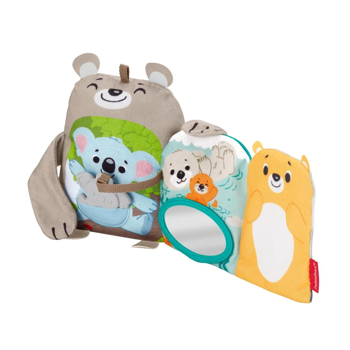 Fisher Price Fisher-Price Knuffelbaar Activiteiten Boekje Baby - Baby Speelgoed 3 Fisher Price Fisher-Price Knuffelbaar Activiteiten Boekje Baby - Baby Speelgoed - Afbeelding 3