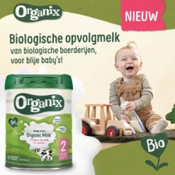 Organix 2 (6+ Maanden) Biologische Opvolgmelk - 3x 700g - Met Melkvet - Zonder Palmolie - Bevat Vitamines C & D - Biologische Flesvoeding - Recyclebare Verpakking 9 Organix 2 (6+ Maanden) Biologische Opvolgmelk - 3x 700g - Met Melkvet - Zonder Palmolie - Bevat Vitamines C & D - Biologische Flesvoeding - Recyclebare Verpakking -Babyproducten Winkel 1200x1200 2410