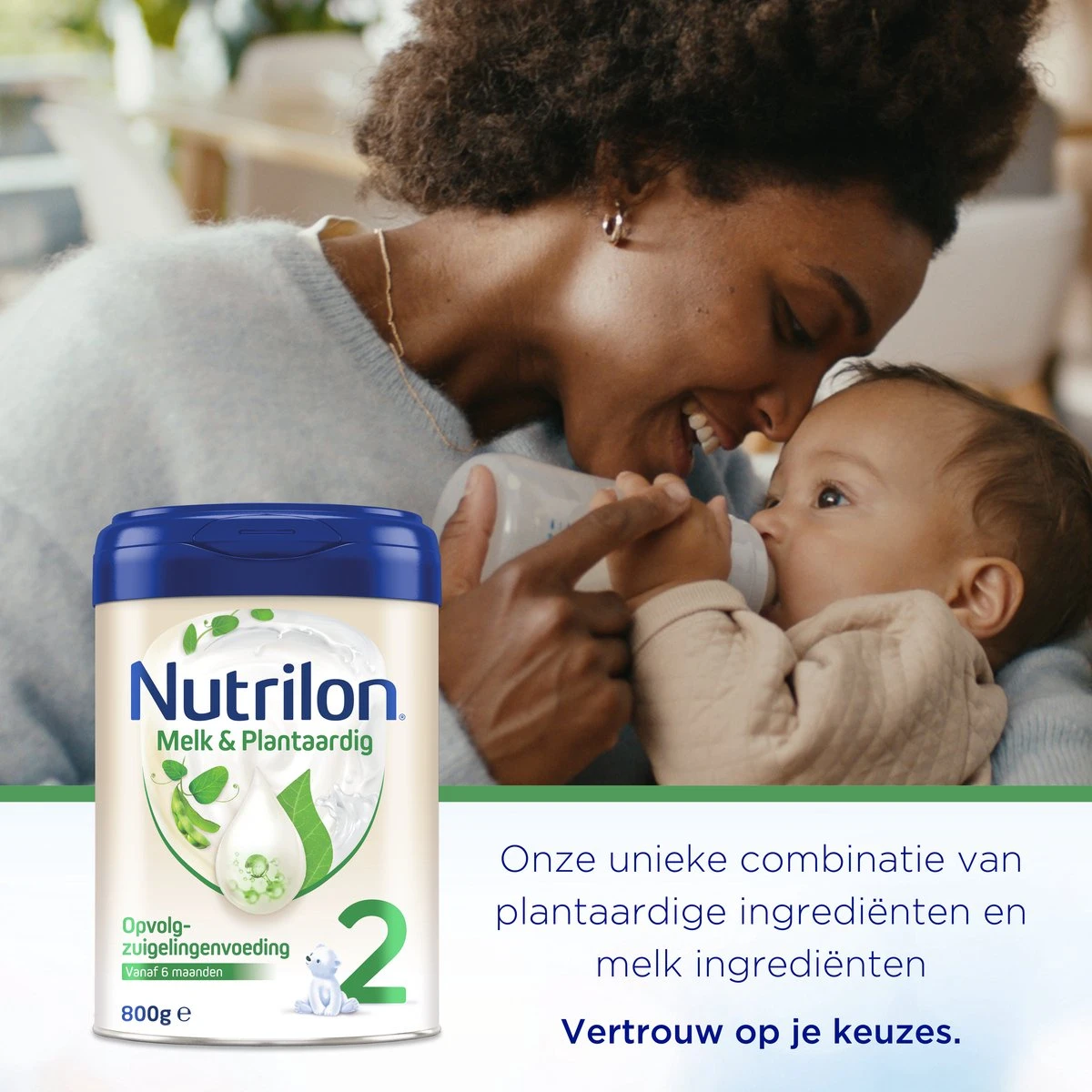 Nutrilon Melk & Plantaardig 2 - Opvolgzuigelingenvoeding 6-12 Maanden - 800 Gram 2 Nutrilon Melk & Plantaardig 2 - Opvolgzuigelingenvoeding 6-12 Maanden - 800 Gram - Afbeelding 2