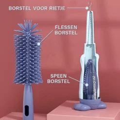 Baby Flessenborstel - Flessenreiniger - Flessenborstel Siliconen - Flesvoedingsaccessoires - BPA Vrij - Groen - 3 In 1 13 Baby Flessenborstel - Flessenreiniger - Flessenborstel Siliconen - Flesvoedingsaccessoires - BPA Vrij - Groen - 3 In 1 -Babyproducten Winkel 1200x1200 2491