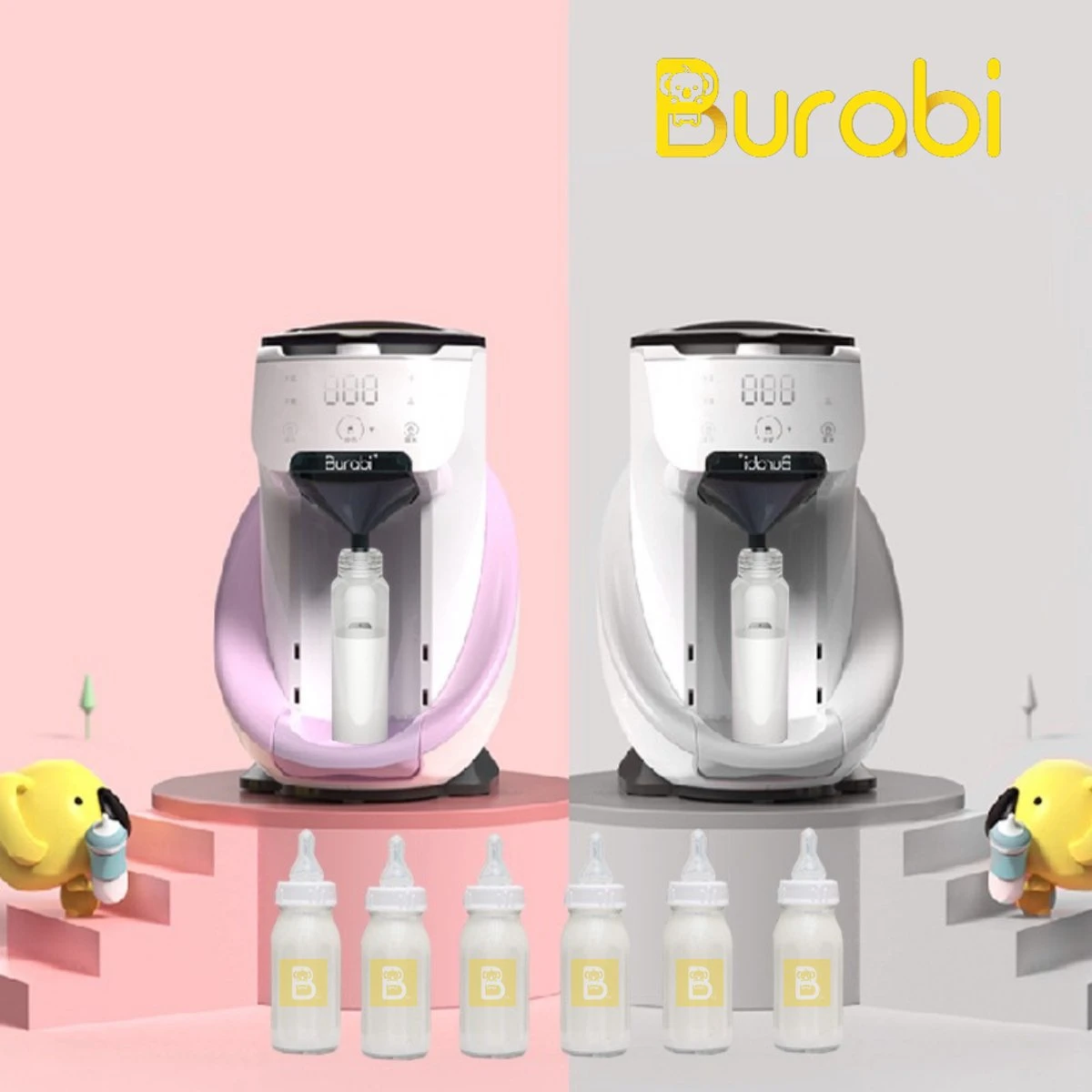 BURABI Automatische Baby Fles Maker | Fles Voeding Apparaat | Baby Senseo | Met App | Baby Verzorging | Baby Melk | Fles Bereiding | Babymelk | Baby Voeding 14 BURABI Automatische Baby Fles Maker | Fles Voeding Apparaat | Baby Senseo | Met App | Baby Verzorging | Baby Melk | Fles Bereiding | Babymelk | Baby Voeding - Afbeelding 14