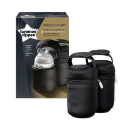 Tommee Tippee Closer To Nature - Geïsoleerde Tas Voor Zuigflessen - Set Van 2 - Zwart -Babyproducten Winkel 1200x1200 2590