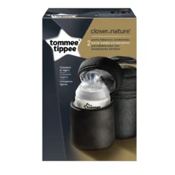 Tommee Tippee Closer To Nature - Geïsoleerde Tas Voor Zuigflessen - Set Van 2 - Zwart -Babyproducten Winkel 1200x1200 2591