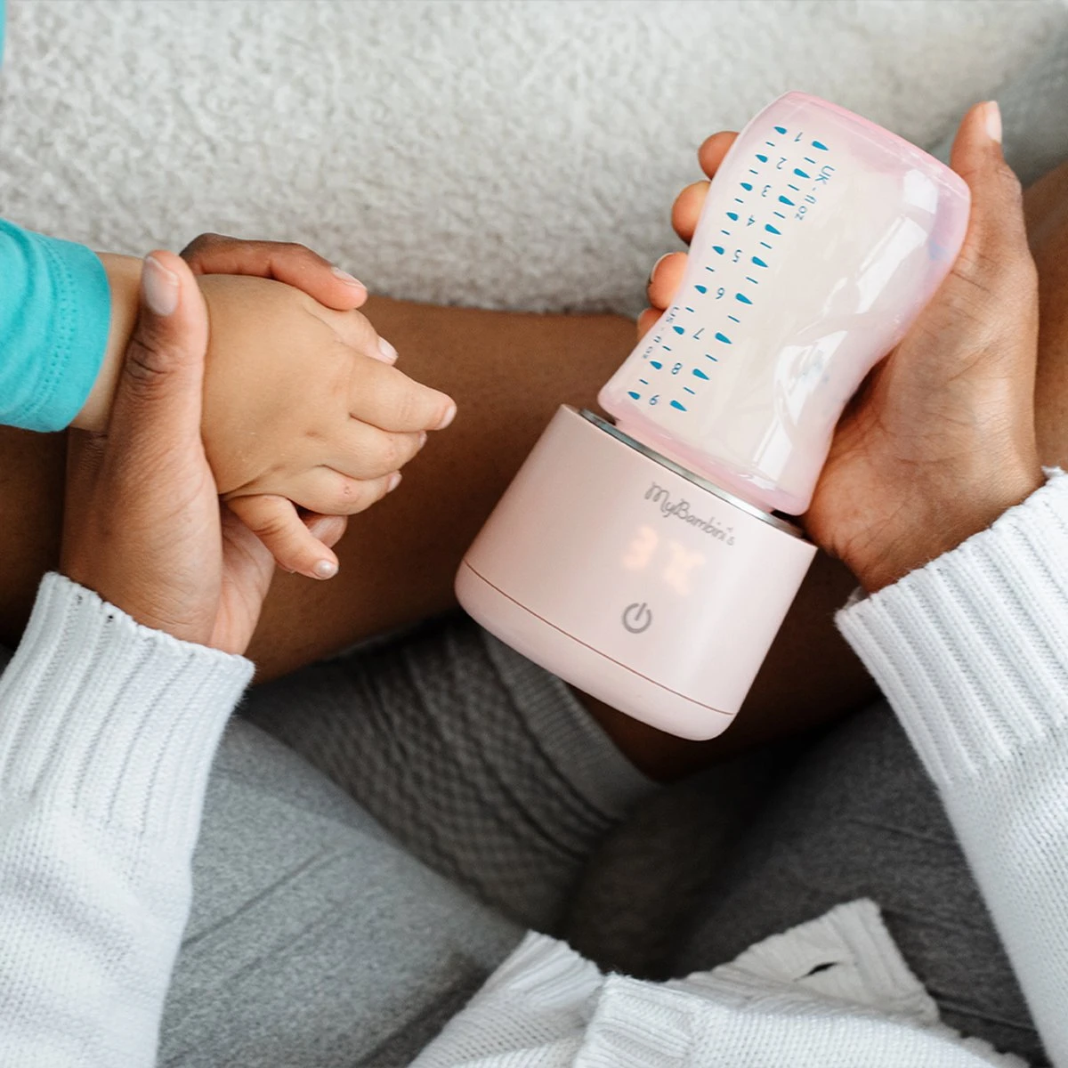 MyBambini's Bottle Warmer Pro™ - Draagbare Baby Flessenwarmer Voor Onderweg - Blauw - Geschikt Voor Smalle Hals Flessen Van Dr. Brown's, Difrax, Medela & Nanobebe 7 MyBambini's Bottle Warmer Pro™ - Draagbare Baby Flessenwarmer Voor Onderweg - Blauw - Geschikt Voor Smalle Hals Flessen Van Dr. Brown's, Difrax, Medela & Nanobebe - Afbeelding 7