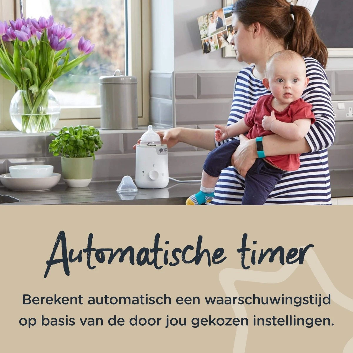 Tommee Tippee Easi Warm - Elektrische Flessen - En Voedselverwarmer - Automatische Timer - Draaiknop - Wit 4 Tommee Tippee Easi Warm - Elektrische Flessen - En Voedselverwarmer - Automatische Timer - Draaiknop - Wit - Afbeelding 4