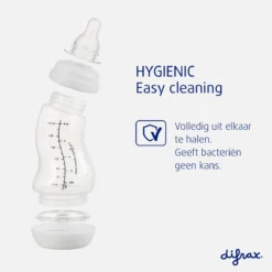 Difrax Glazen Babyfles 250 Ml Natural - Anti-Colic - Blauw - 1 Stuk 18 Difrax Glazen Babyfles 250 Ml Natural - Anti-Colic - Blauw - 1 Stuk -Babyproducten Winkel 1200x1200 2686
