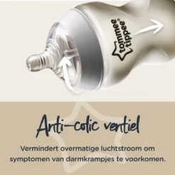 Tommee Tippee Closer To Nature - Zuigflessen - Normale Uitstroomsnelheid - Anti-colic Ventiel - 340 Ml - Verpakking Van 2 Stuks - Groen En Zwart -Babyproducten Winkel 1200x1200 2723